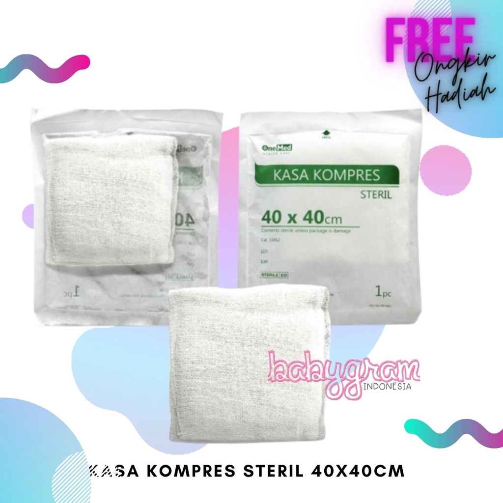 Jual Kasa Kompres Steril X Cm Onemed Penutup Luka Perban Kassa Balut Perban One Med Shopee