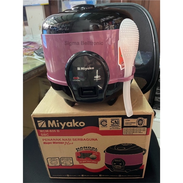 Jual Magic com Miyako MCM-606 / 606 SBC. rice cooker 0,6 liter penanak ...