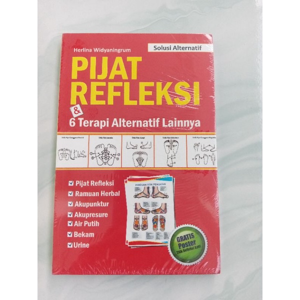 Jual Buku Pijat Refleksi & 6 Terapi Alternatif Lainnya Gratis Poster ...