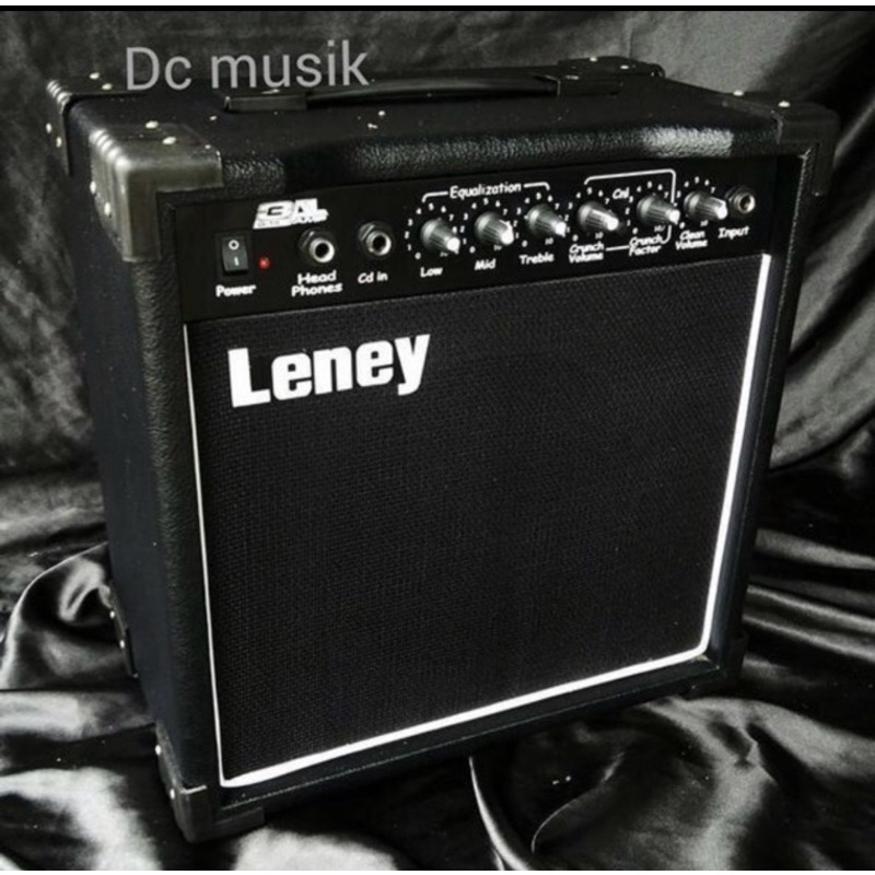 Jual Ampli Amplifier Input Gitar Oranye Leney Inch Bluetooth Aux