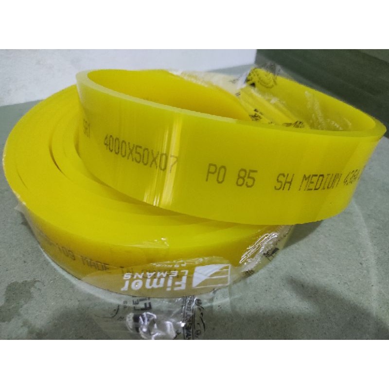 Jual Karet Rakel Kuning Papak Kotak 7mm 85a Harga Persenti Shopee