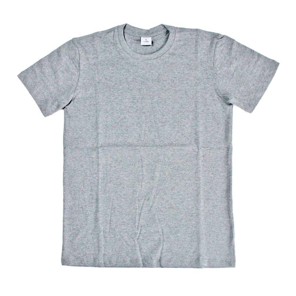 Jual SYZER Elegant Basic T-Shirt Heather Grey Misty | Shopee Indonesia