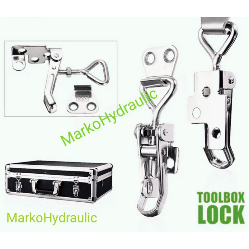 Jual Toggle Latch Clamp Lock Adjustable Stainless Steel 304 | Shopee ...
