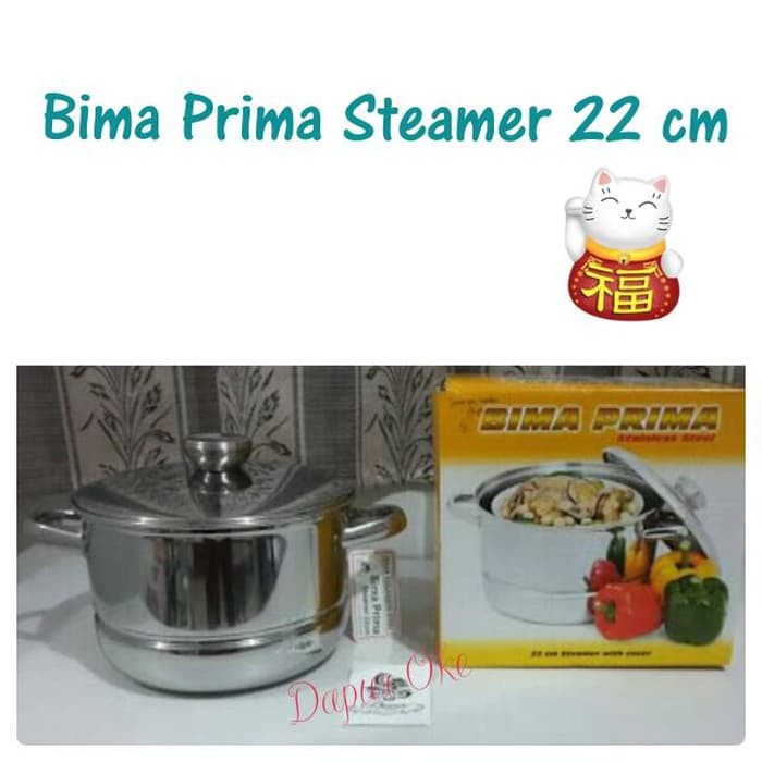 Jual Bima Prima Steamer 22 Cm Langseng Panci Kukus M925 | Shopee Indonesia