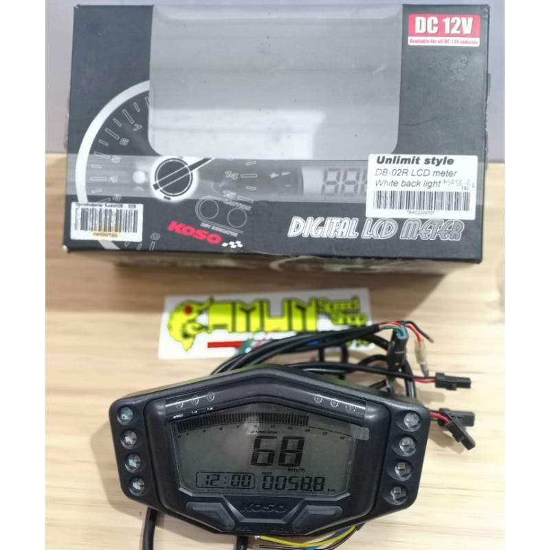 Jual speedometer koso DB02R speedo meter digital koso spidometer