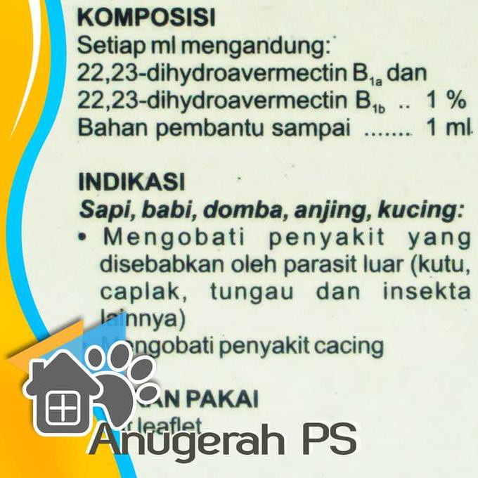 Jual Wormectin Injeksi 20 Ml - Obat Scabies Kutu Caplax Cacing Anps ...