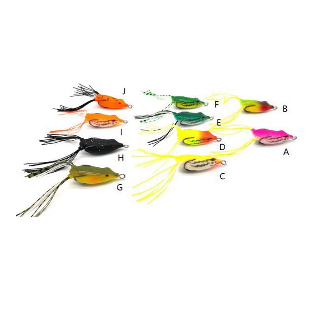 Jual UMPAN PANCING LURE CASTING GABUS SOFTFROG BABYFISH S004 SIZE 4CM 6 ...