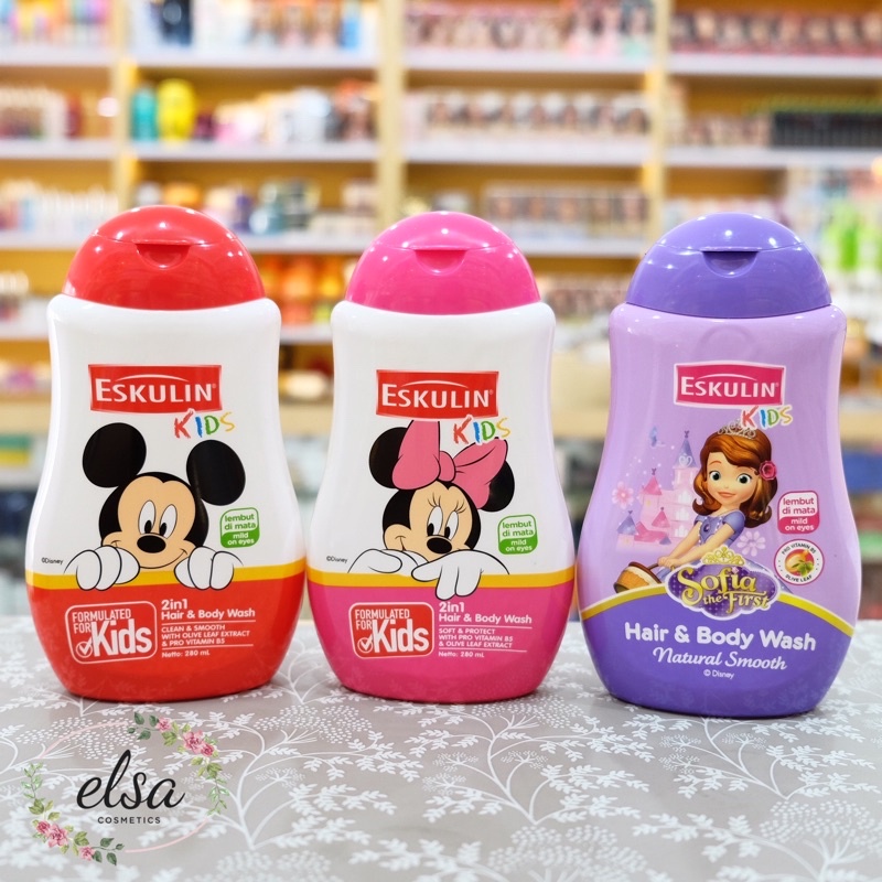 Jual Eskulin Kids 2in1 Hair And Body Wash 280ml | Shopee Indonesia