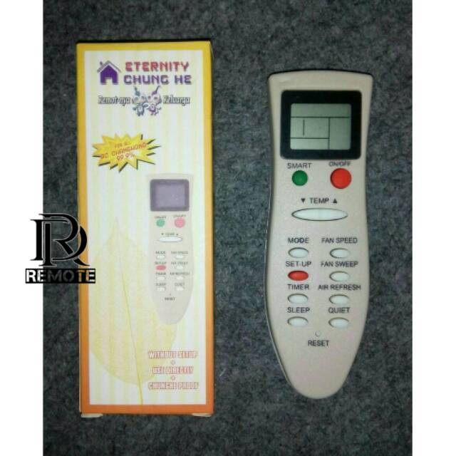 Jual REMOT / REMOTE AC CHANGHONG MULTI / UNIVERSAL / SERBA GUNA -dr ...