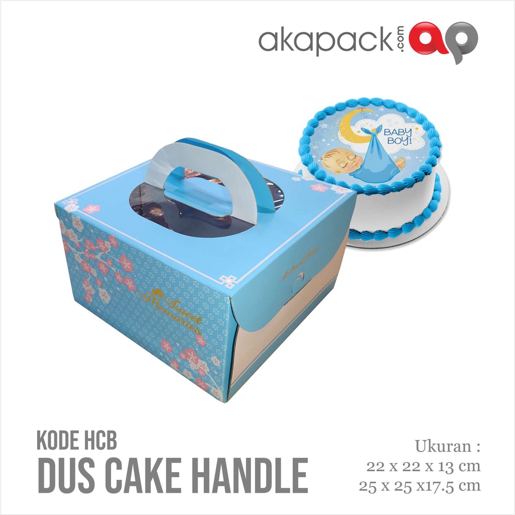 Jual Dus Kue Tart Handle Cherry Seserahan Kado Baju Dus Kue Tempat