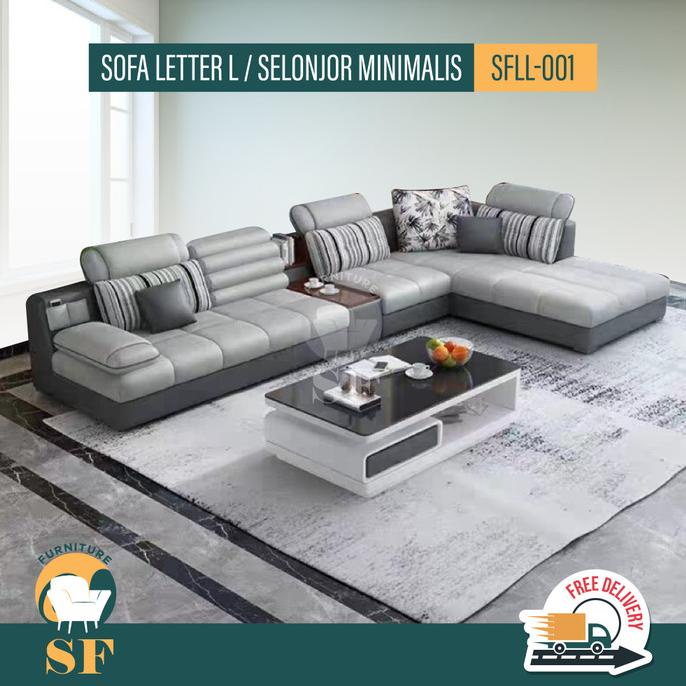 Jual SOFA LETTER L / SOFA SELONJOR MINIMALIS SFLL 001 TGHTFG654 ...