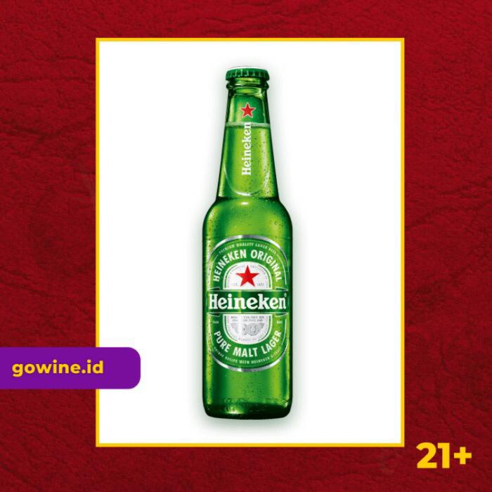 Jual Beer Heineken Pint 330ml - Bir Heineken Botol 330ml (6 Botol ...