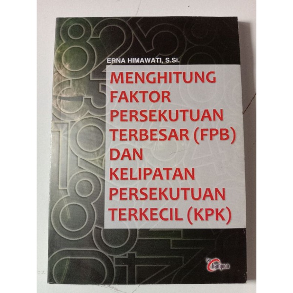 Jual Buku Bimbel - Menghitung Faktor Persekutuan (FPB) & Kelipatan ...