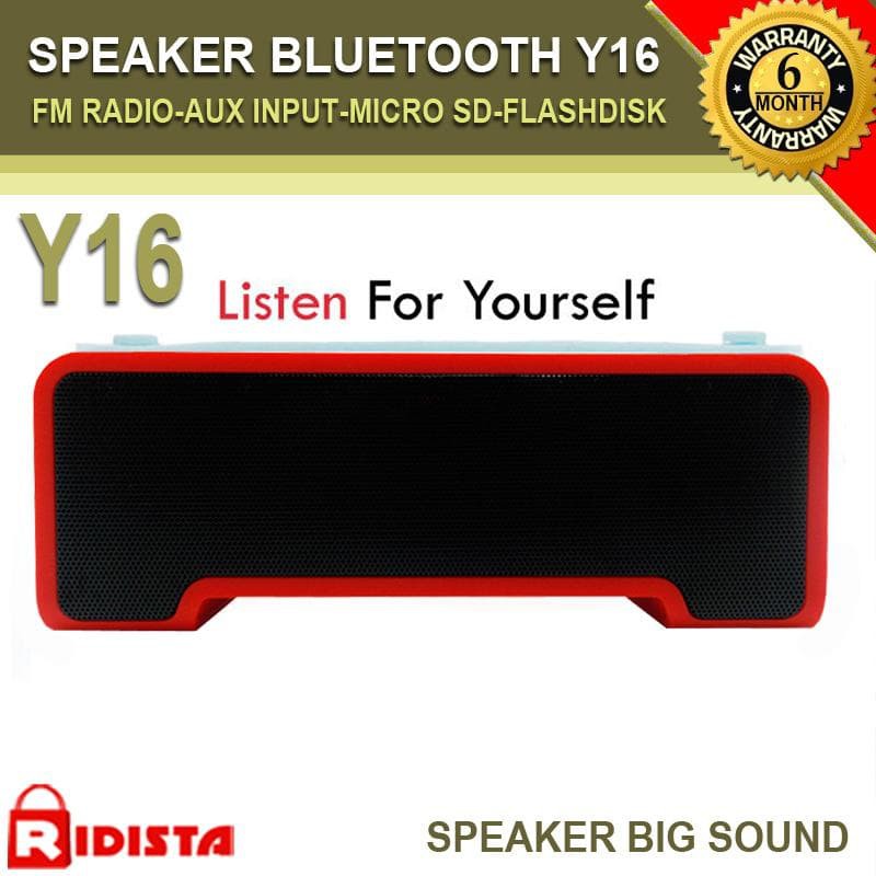 Jual Murah Speaker portable Bluetooth Y16 ( T266 ) | Shopee Indonesia