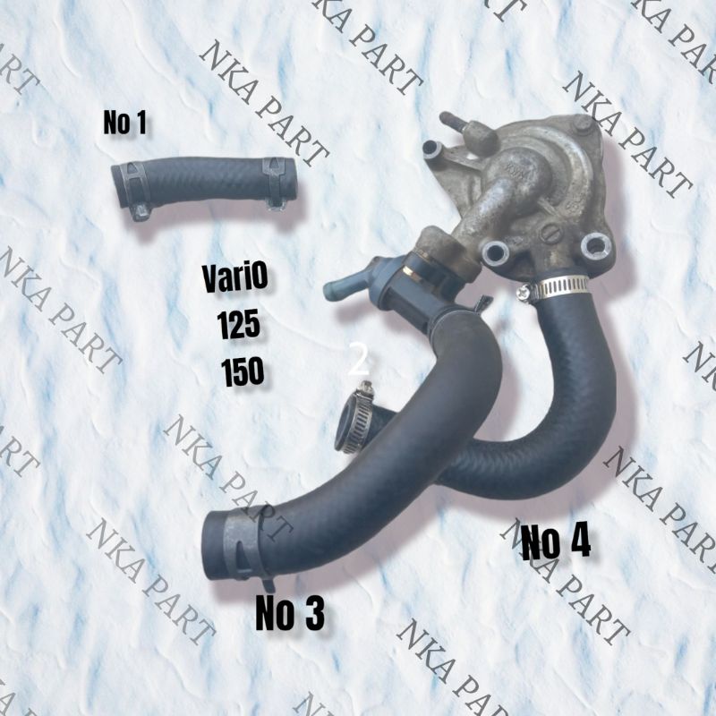 Jual SELANG SLANG RADIATOR VARIO 125 150 SLANG SAMBUNGAN RADIATOR KE ...