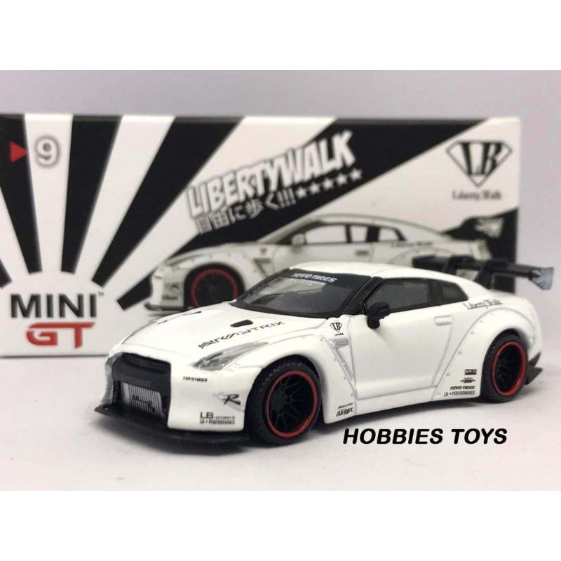 Jual Mini GT 9 LB Works Nissan GTR (R35) Matte White | Shopee
