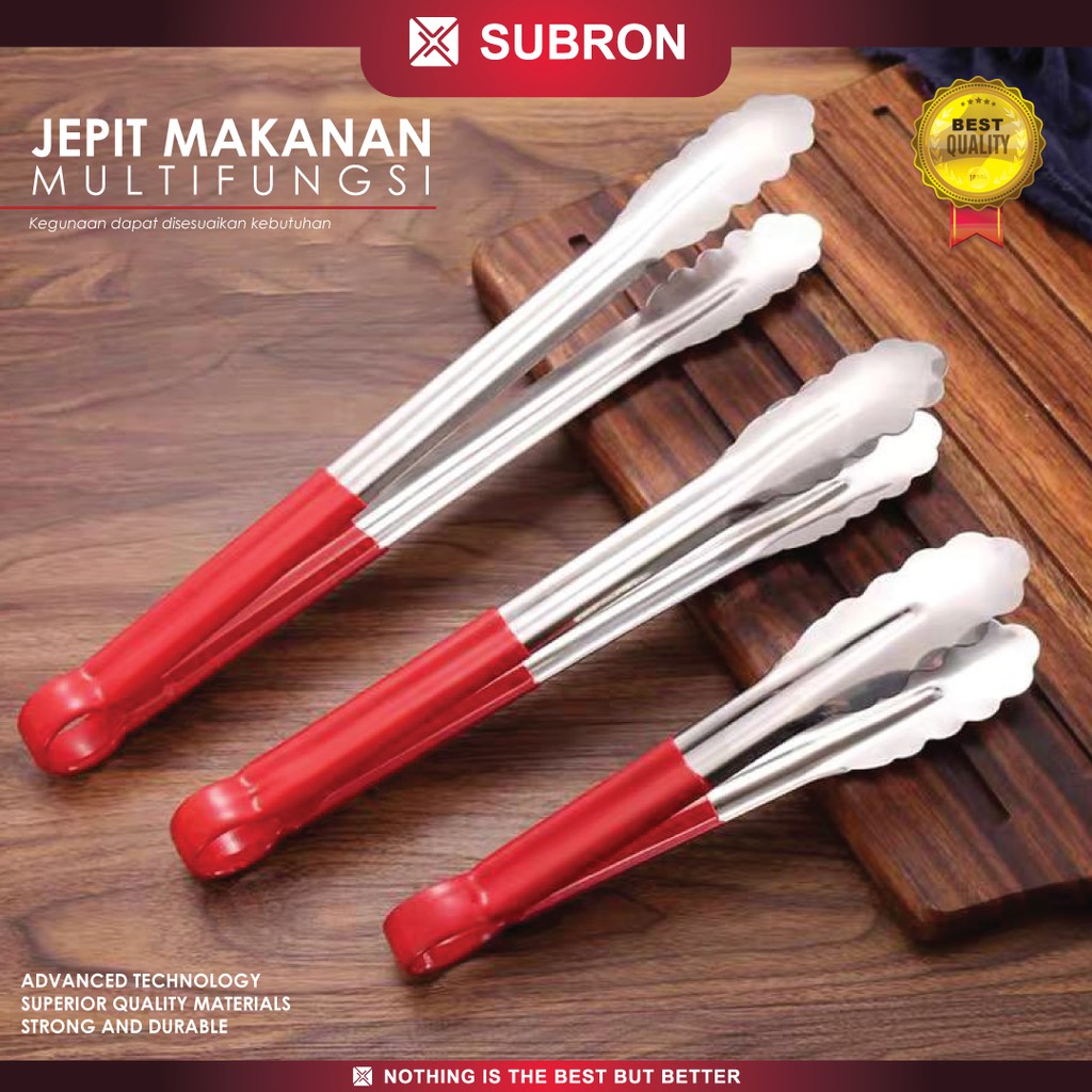 Jual SUBRON Jepitan Kue Bolu Donat Capit Handle Lapis Karet 9inch ...