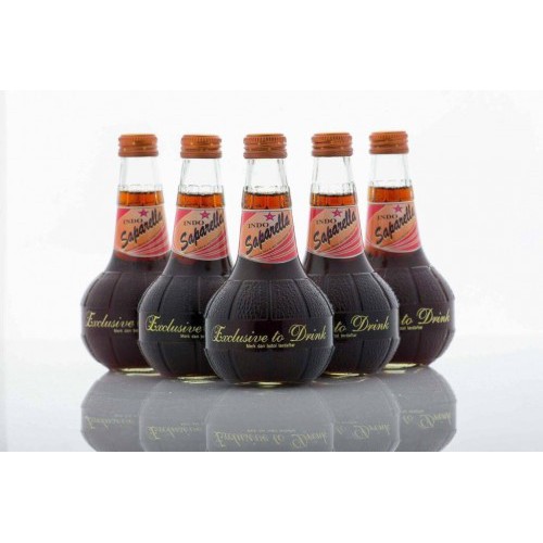 Jual Indo Saparella sarsaparilla soft drink sarsi badak root beer ...