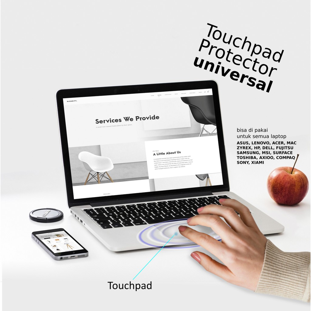 Jual Touchpad protector laptop universal bisa untuk semua jenis laptop