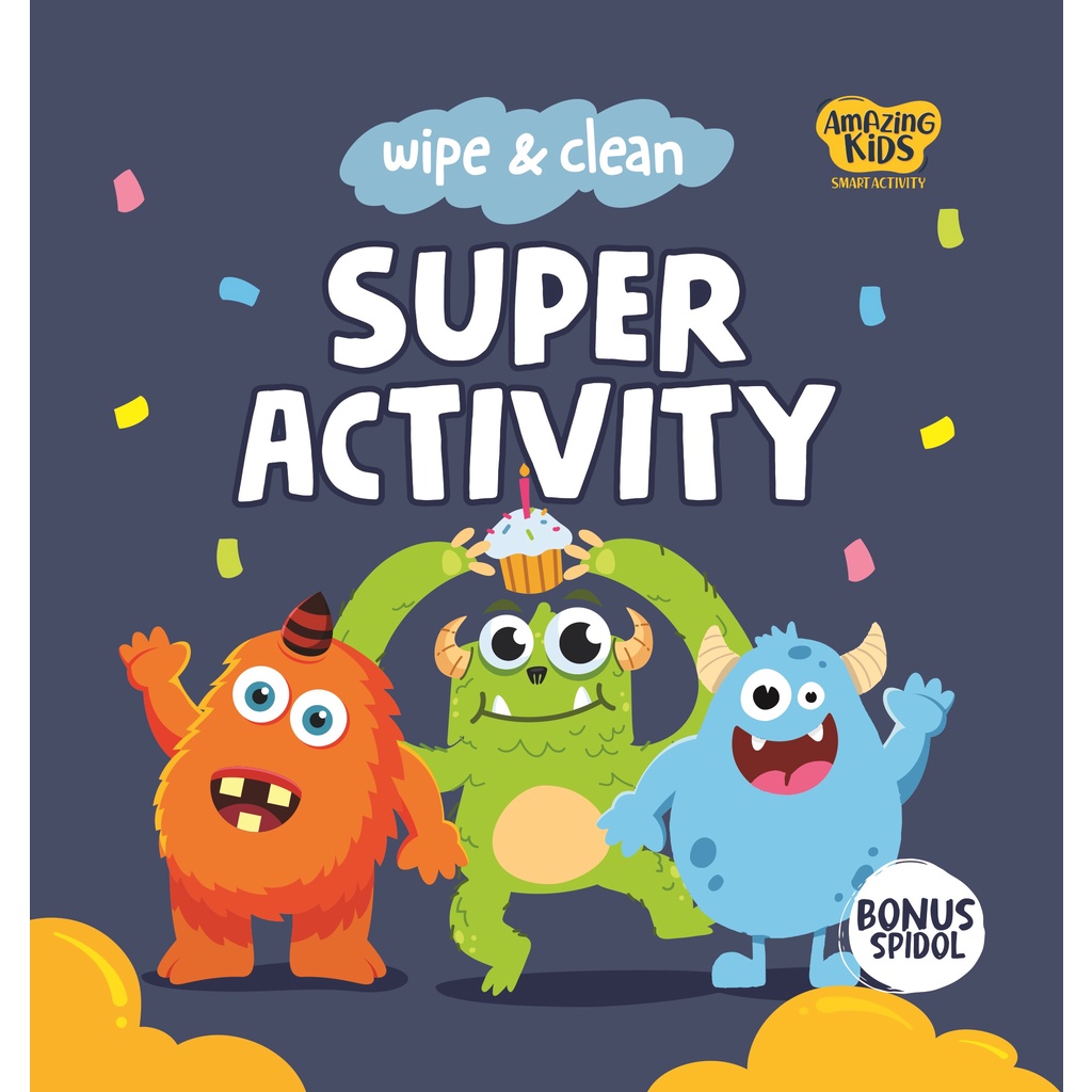 Jual BUKU SUPER ACTIVITY : WIPE & CLEAN AMAZING | Shopee Indonesia