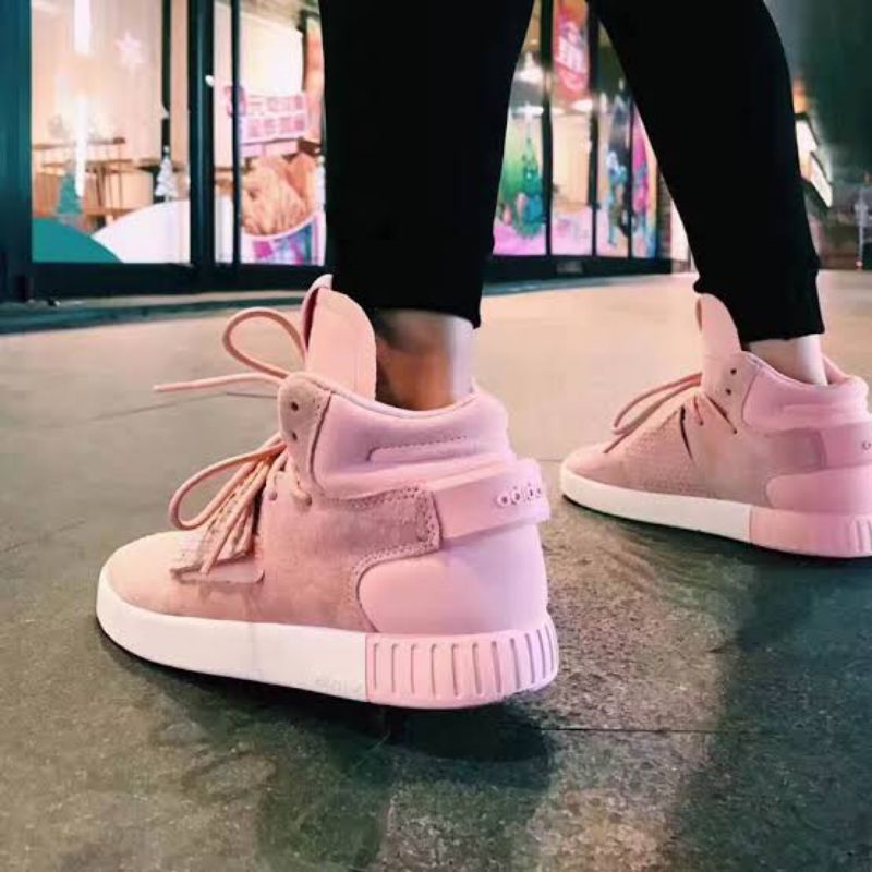 Adidas tubular invader store pink