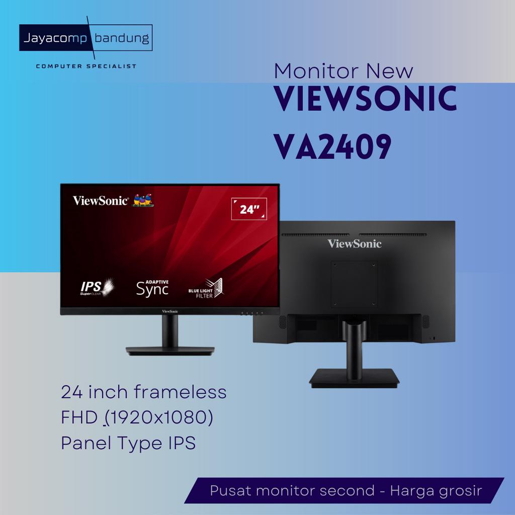 Jual Monitor LED 24 inch ViewSonic VA2409 Frameless - FHD HDMI (New ...