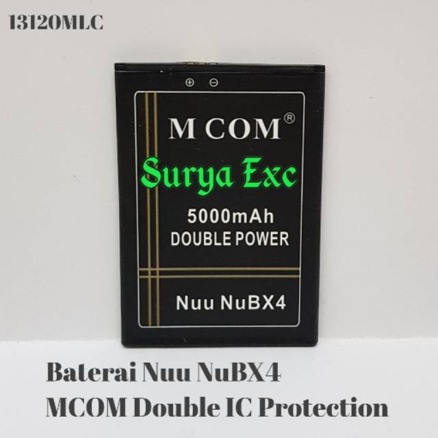 Jual Baterai Nuu NuBX4 Batrai NuBX4 NuuBX4 Double IC ORIGINAL MCOM ...