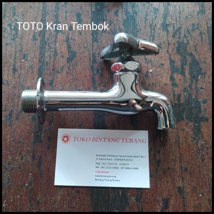 Jual Promo Kran Air Toto T23B13 1/2" / Keran Tembok Toto / Kran Dinding ...