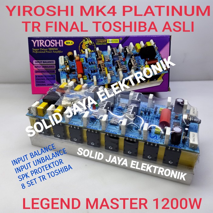 Jual KIT POWER YIROSHI MK4 MK 4 MK-4 1200W AMPLIFIER LEGEND MASTER TR