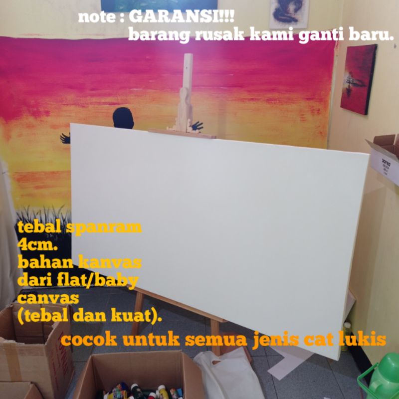 Jual Kanvas Lukis Besar X Cm Canvas Big Jumbo X Cm Knvas Kanfas Canfas Kanpas