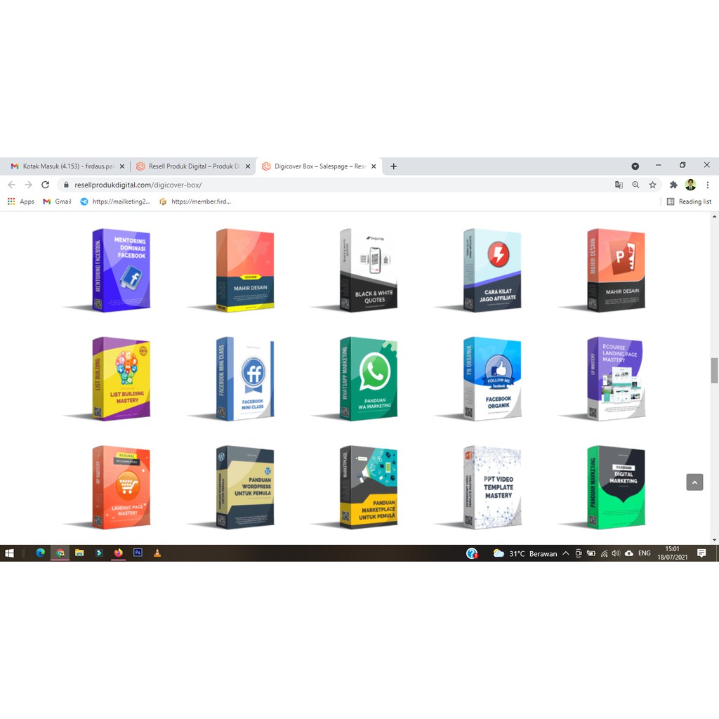 Jual Box Cover Kit | Template Desain Cover Box Produk | Shopee Indonesia