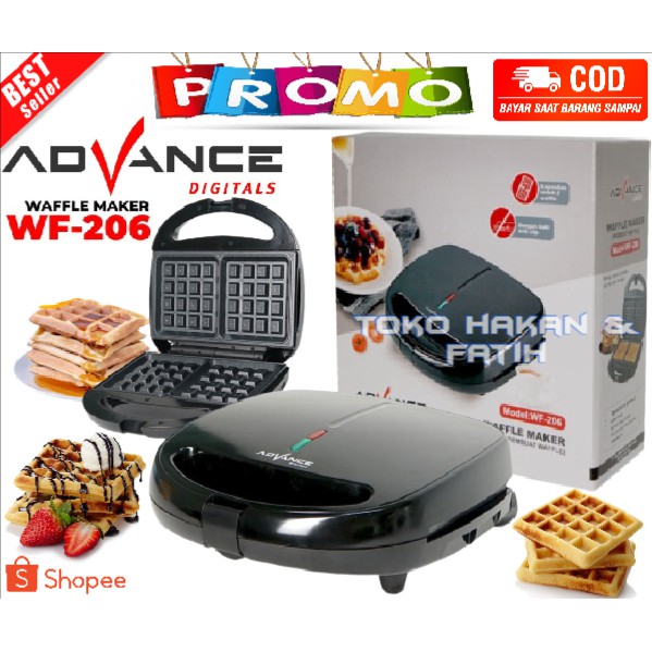 Jual Alat Pencetak Roti Waffle Maker Advance WF101 / WF206 Cetakan