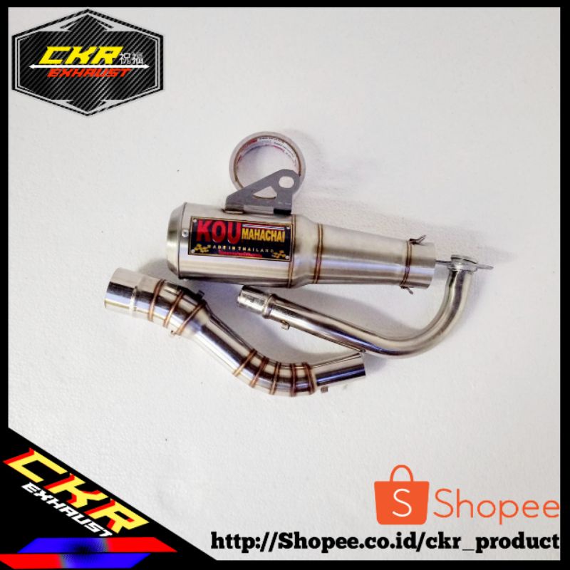 Jual Knalpot Racing Matic KOUMahachai botol Vario Beat Mio Scoopy DLL ...