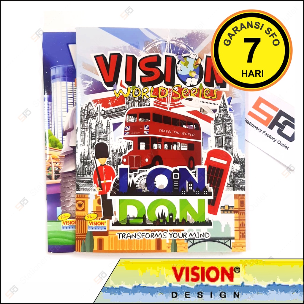 Jual Buku Tulis Isi 38 Satuan Vision - SFO Semarang Official | Shopee ...