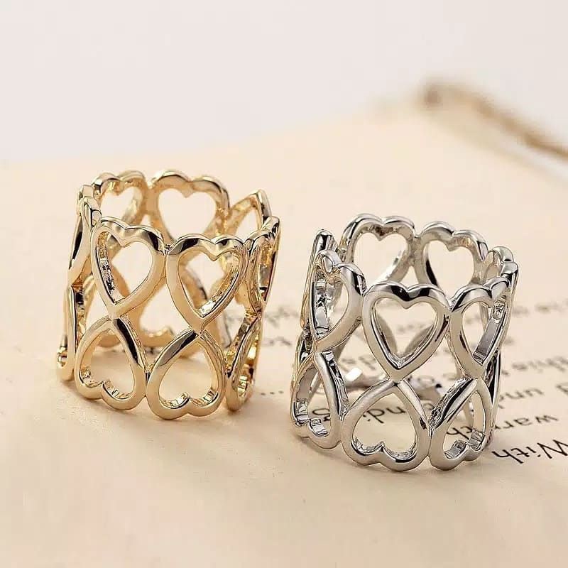 Jual RING HIJAB SYAL LOVE BUNGA BAHAN TEBAL | Shopee Indonesia