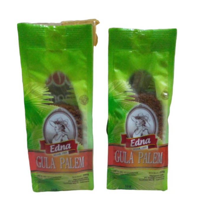 Jual GULA PALM EDNA / GULA PALEM SUGAR 200 GRAM Shopee Indonesia
