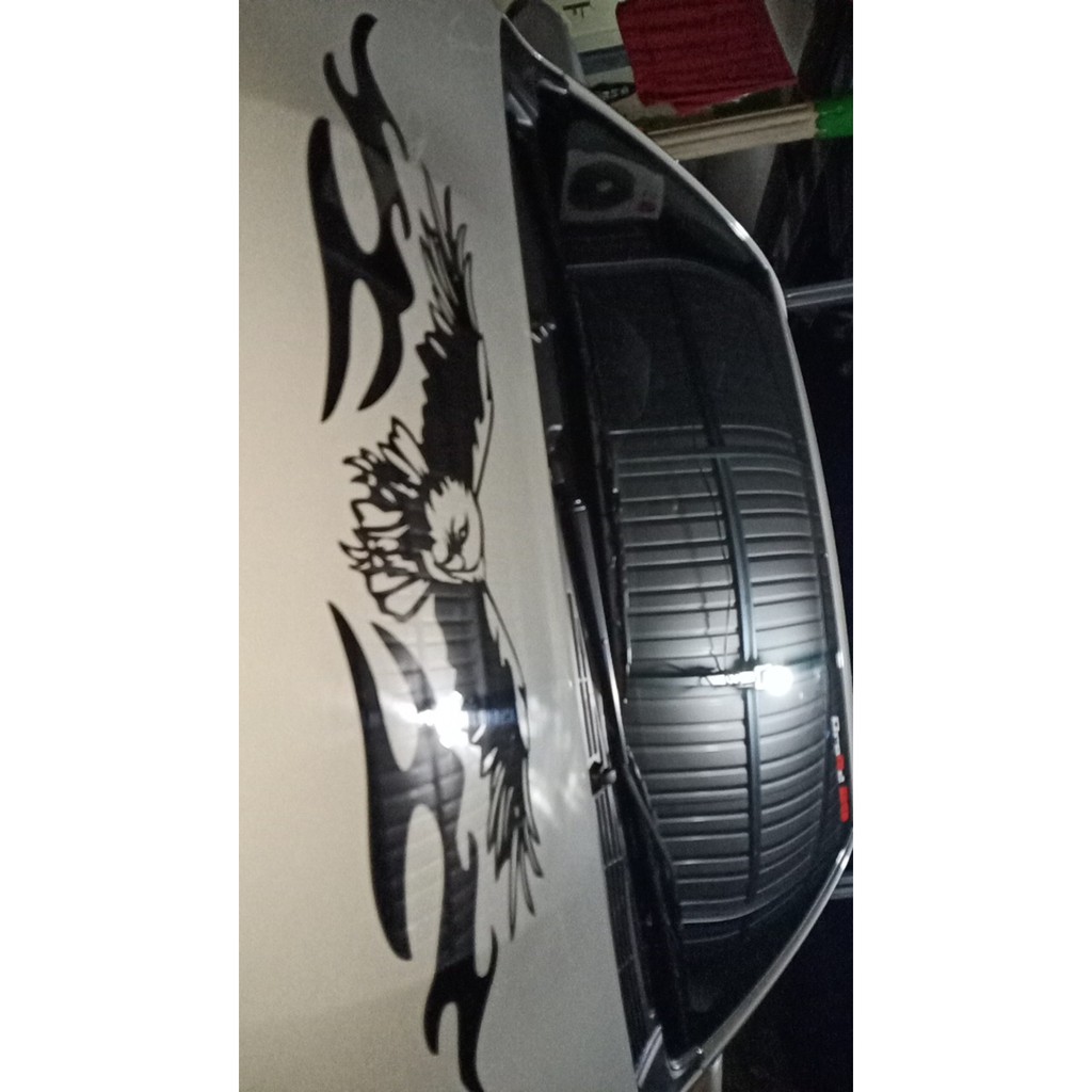 Jual STIKER KAP MOBIL STIKER MOTIF ELANG STICKER CAP EAGLE | Shopee ...