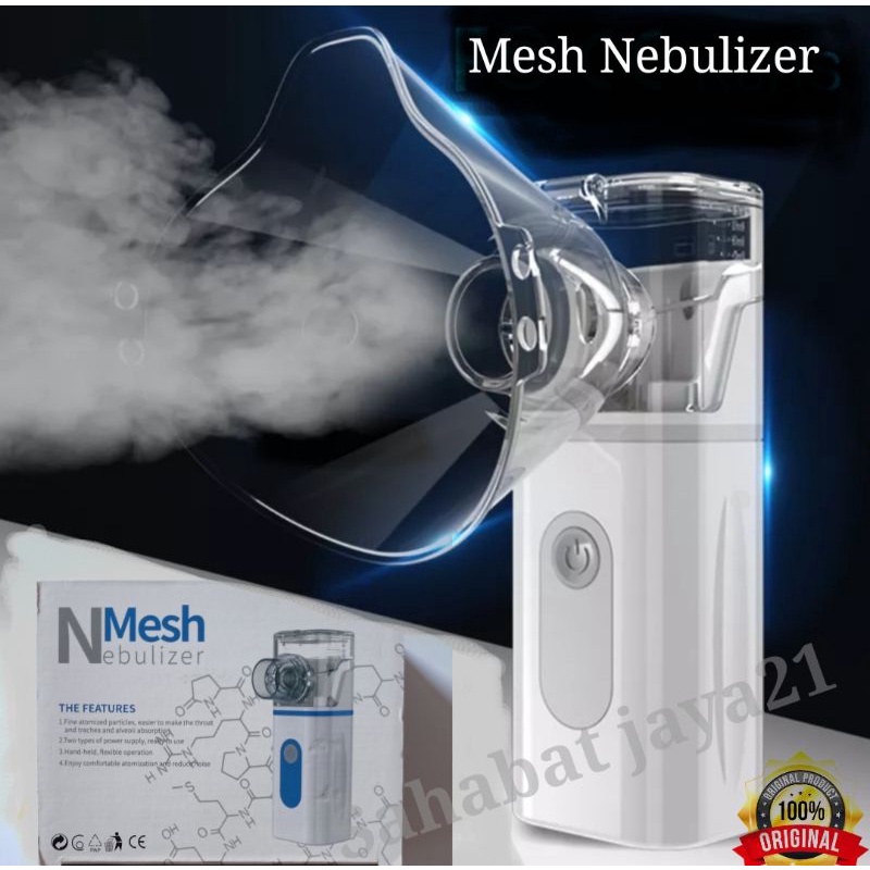 Jual Alat Terapi Pernafasan Asma Inhales Nebulizer Portable MF05 ...