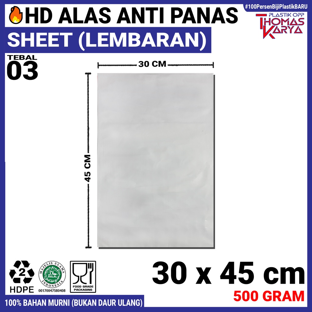 Jual Plastik Hd Sheet Tatakan Alas Makanan Nasi Box Mie Shopee Indonesia