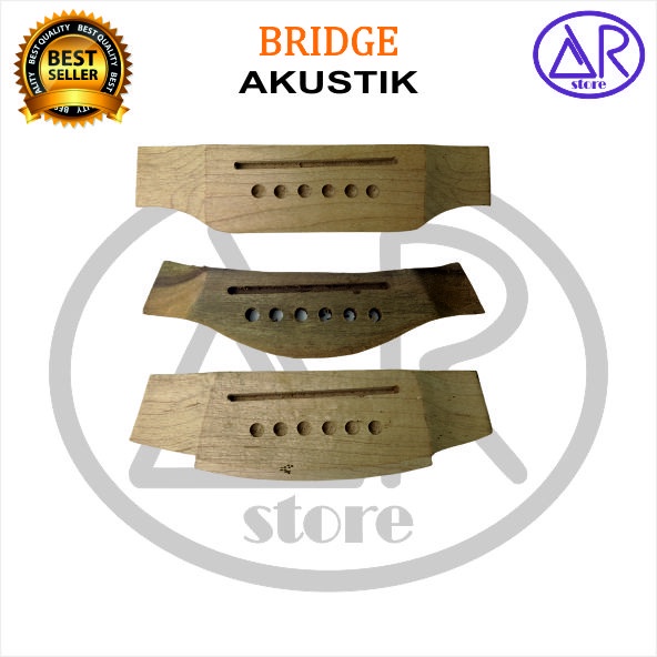 Jual Bridge Blok Gitar Akustik Klasik GL-1 Kayu Bahan Rosewood Maple ...