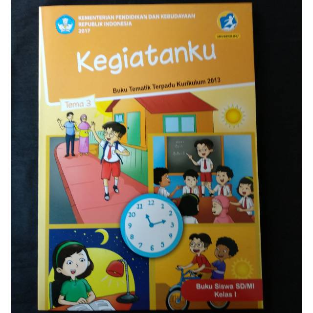 Jual Buku Tematik SD K13 Kelas 1 Tema 3 - Revisi 2017 - Kegiatanku ...