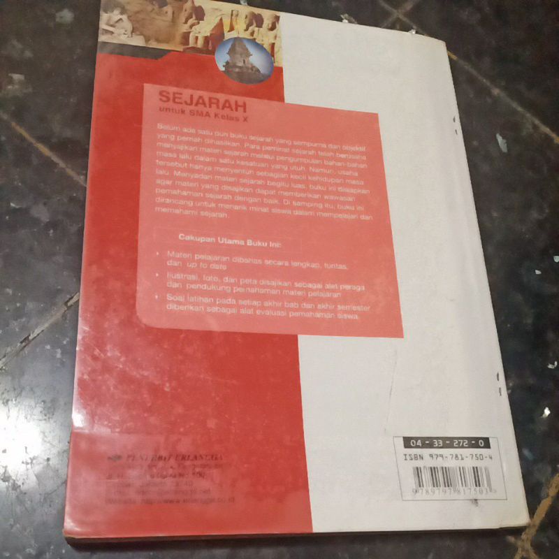 Jual Buku Sejarah Kelas 10 X SMA 1 ERLANGGA, I Wayan Badrika, KTSP 2006 ...