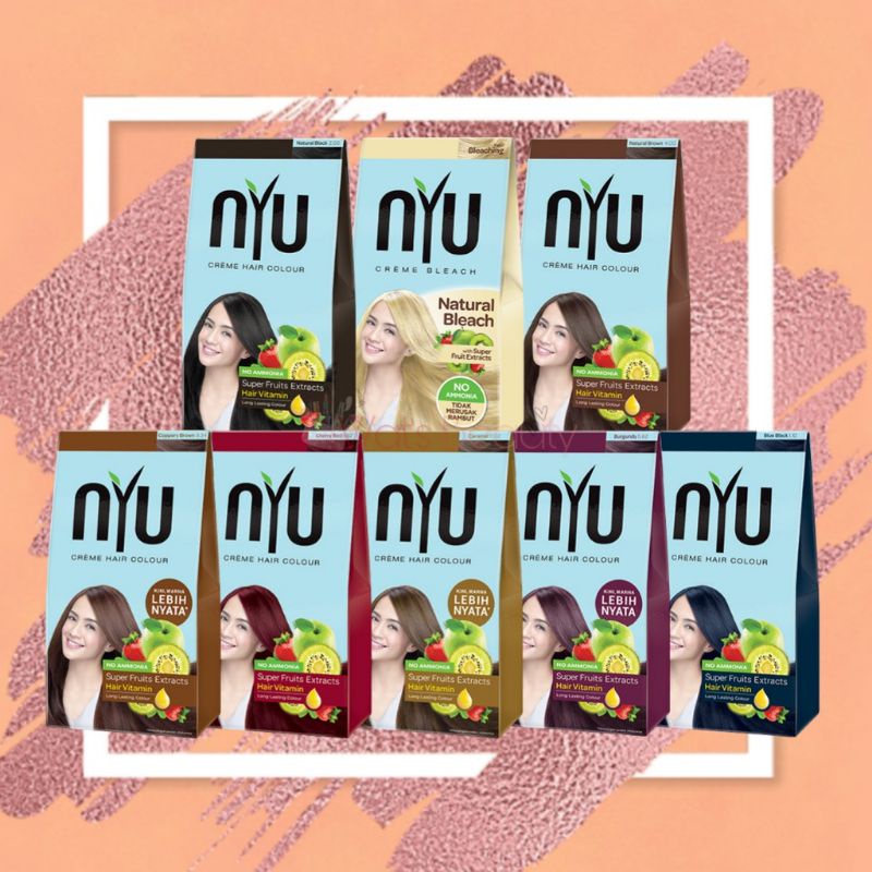 Jual PROMO!!! NYU CREME HAIR COLOUR SEMIR RAMBUT - PEWARNA RAMBUT ...