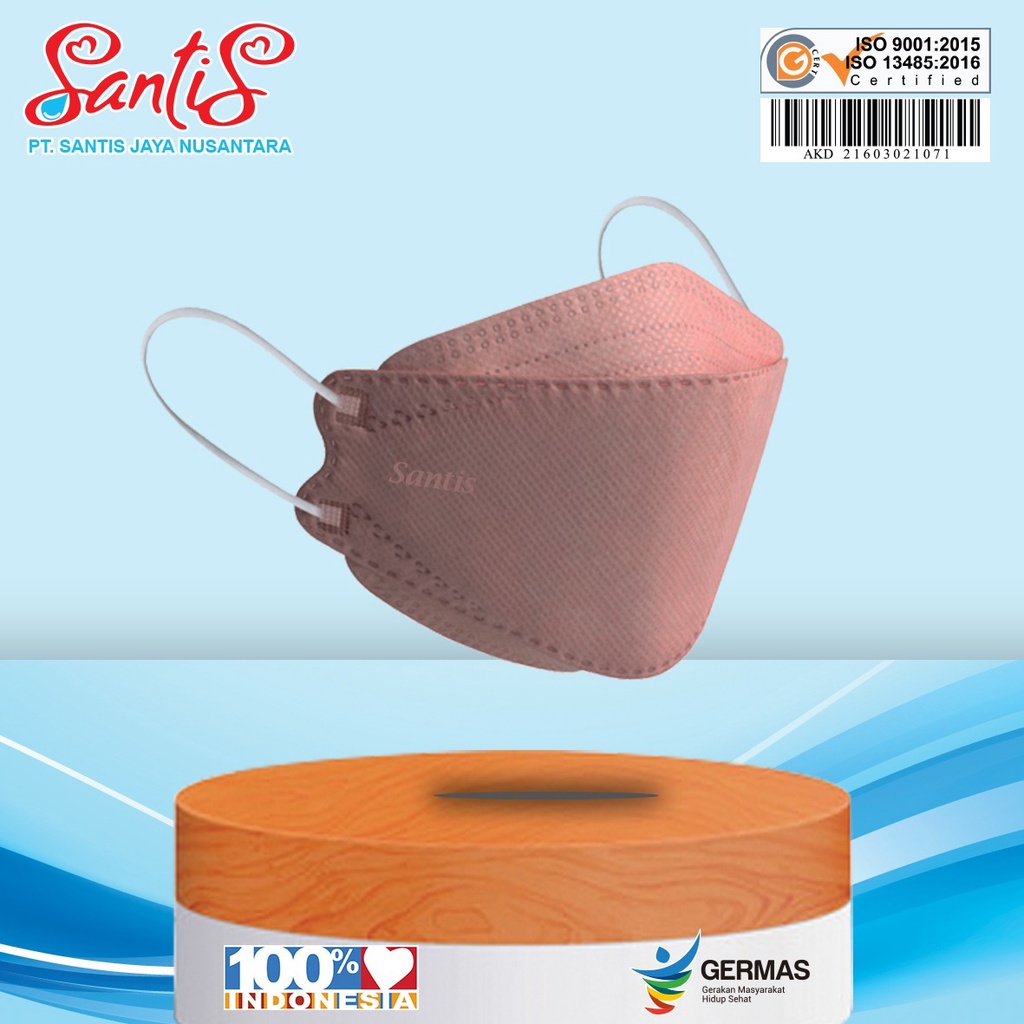 Jual Masker KF 94 MEDIS/ Masker KF 94 Warna Warni / Masker KF 94 Santis ...