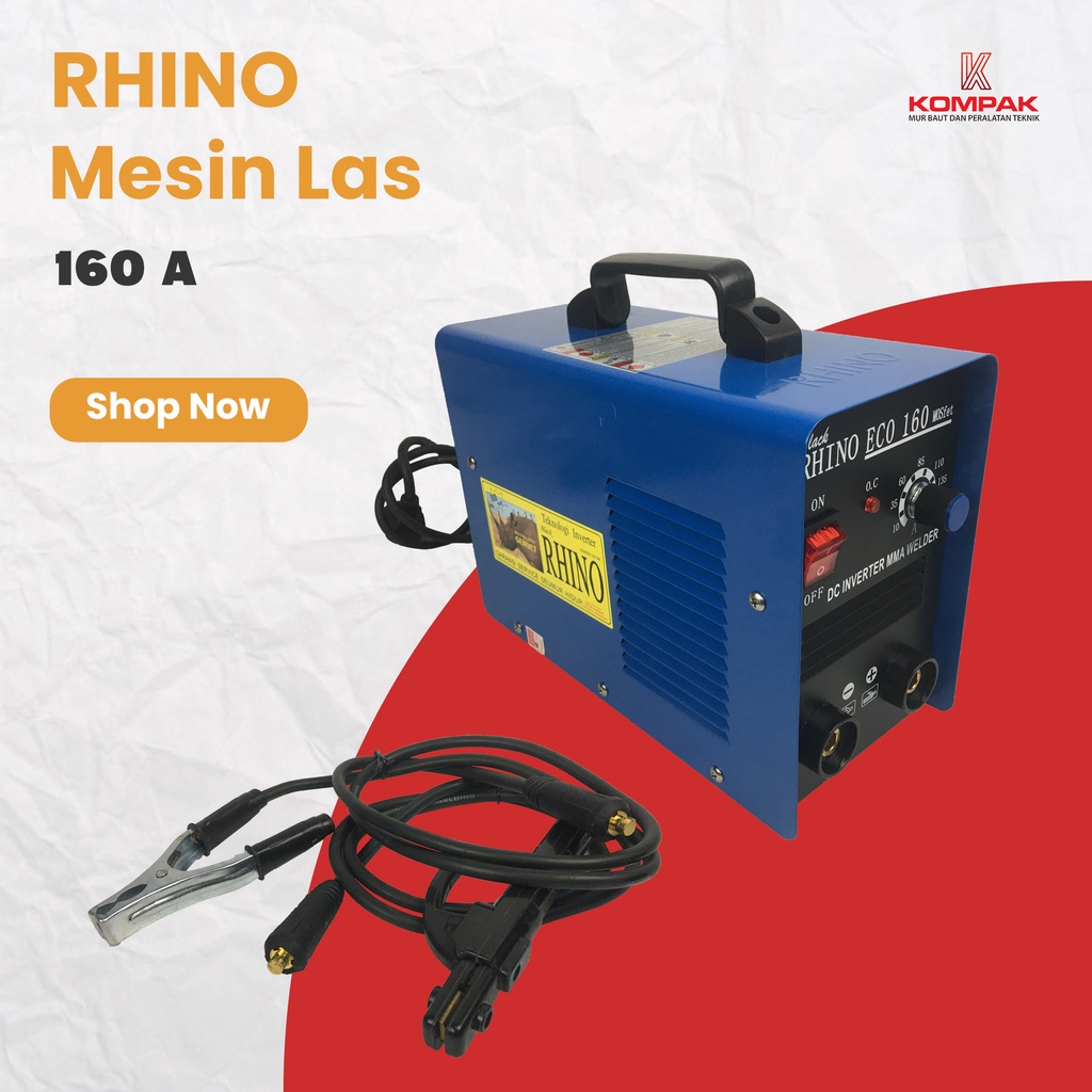 Jual Mesin Las Rhino A Trafo Las Rhino Eco A Inverter Rhino E Shopee Indonesia