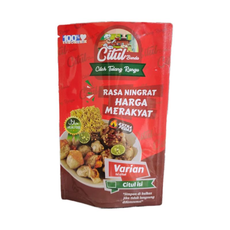 Jual Citul Bunda - Citul Baso Aci Tulang Rangu isi tetelan Sapi Pedas ...