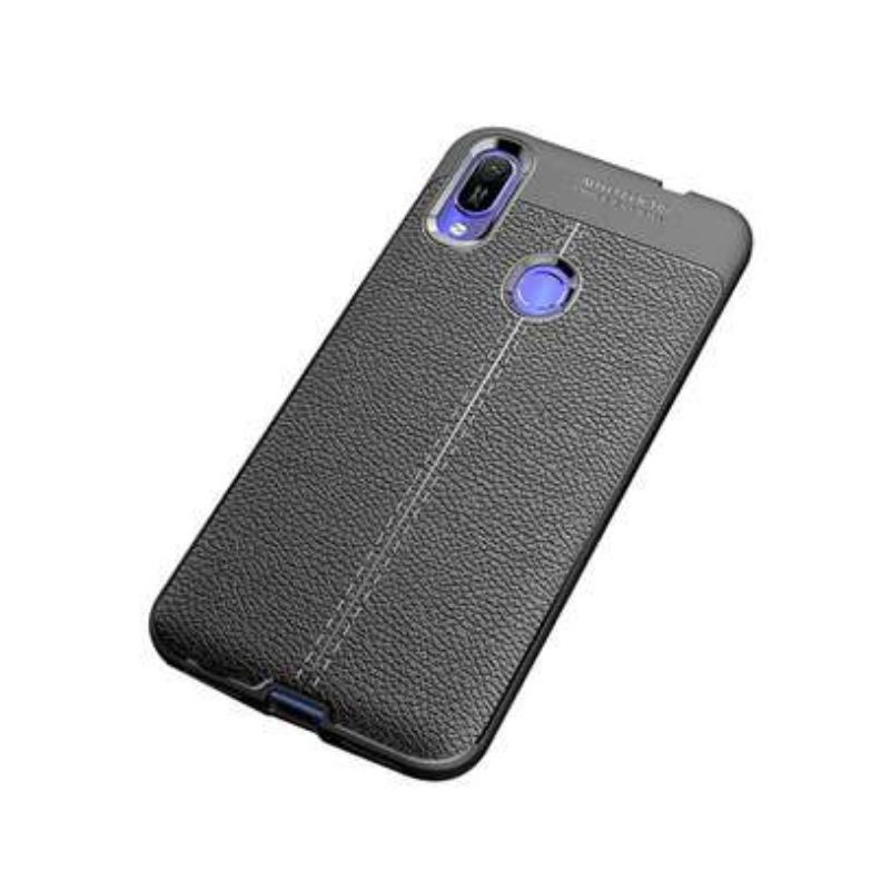 Custodia Per Huawei Y7 2019/Y7 Prime 2019, Cover In Pelle PU Con Portafoglio, Slot Carte E Chiusura Magnetica, Farfalla Grigia - 3