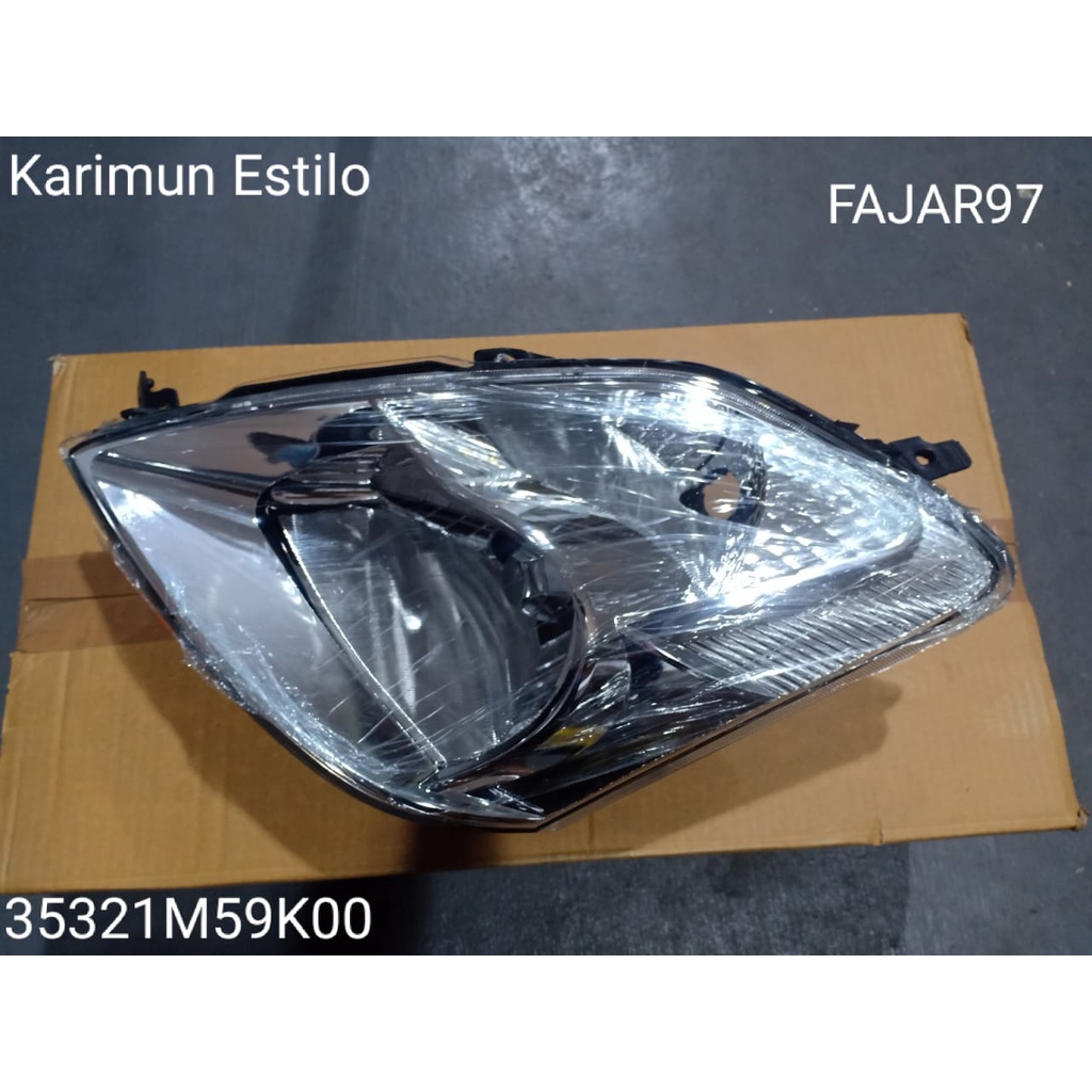 Jual Lampu Depan Head Lamp Suzuki Estilo Cilinder Original Shopee