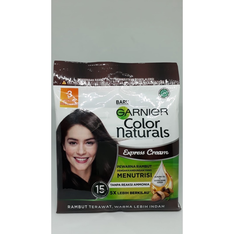 Jual GARNIER COLOR NATURALS COKLAT KEHITAMAN 20ML+20G Shopee Indonesia