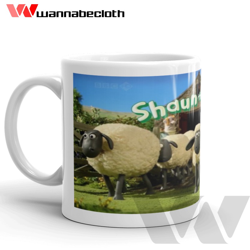 Jual Mug Shaun The Sheep Gelas Kado Hadiah Souvenir Shaun The Sheep Mug ...